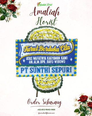Papan Bunga Duka di Sitolu Ori